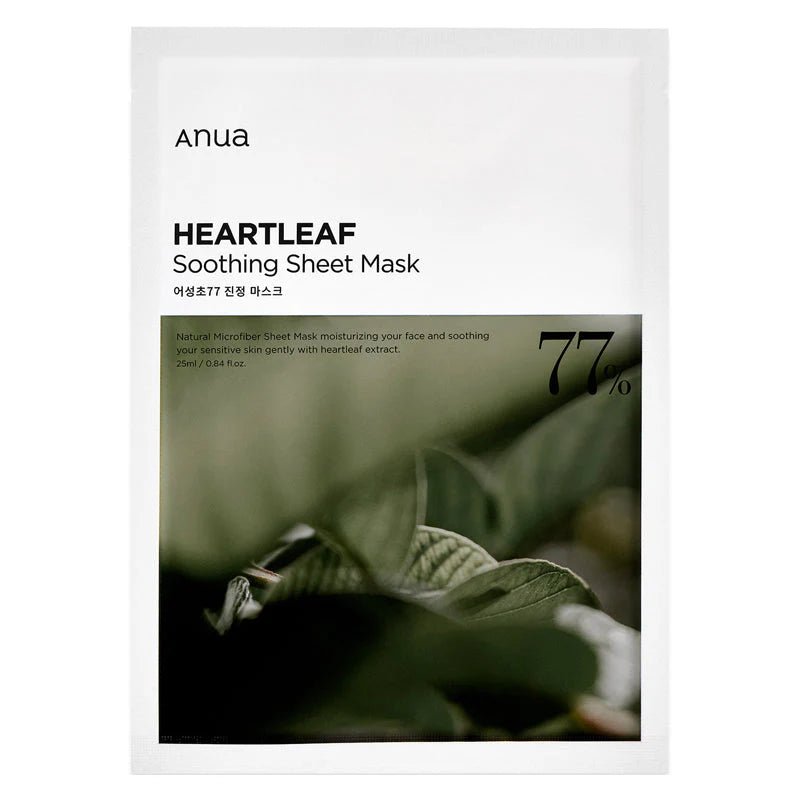 Anua Heartleaf 77% Soothing Sheet Mask 25ml (10Pcs)