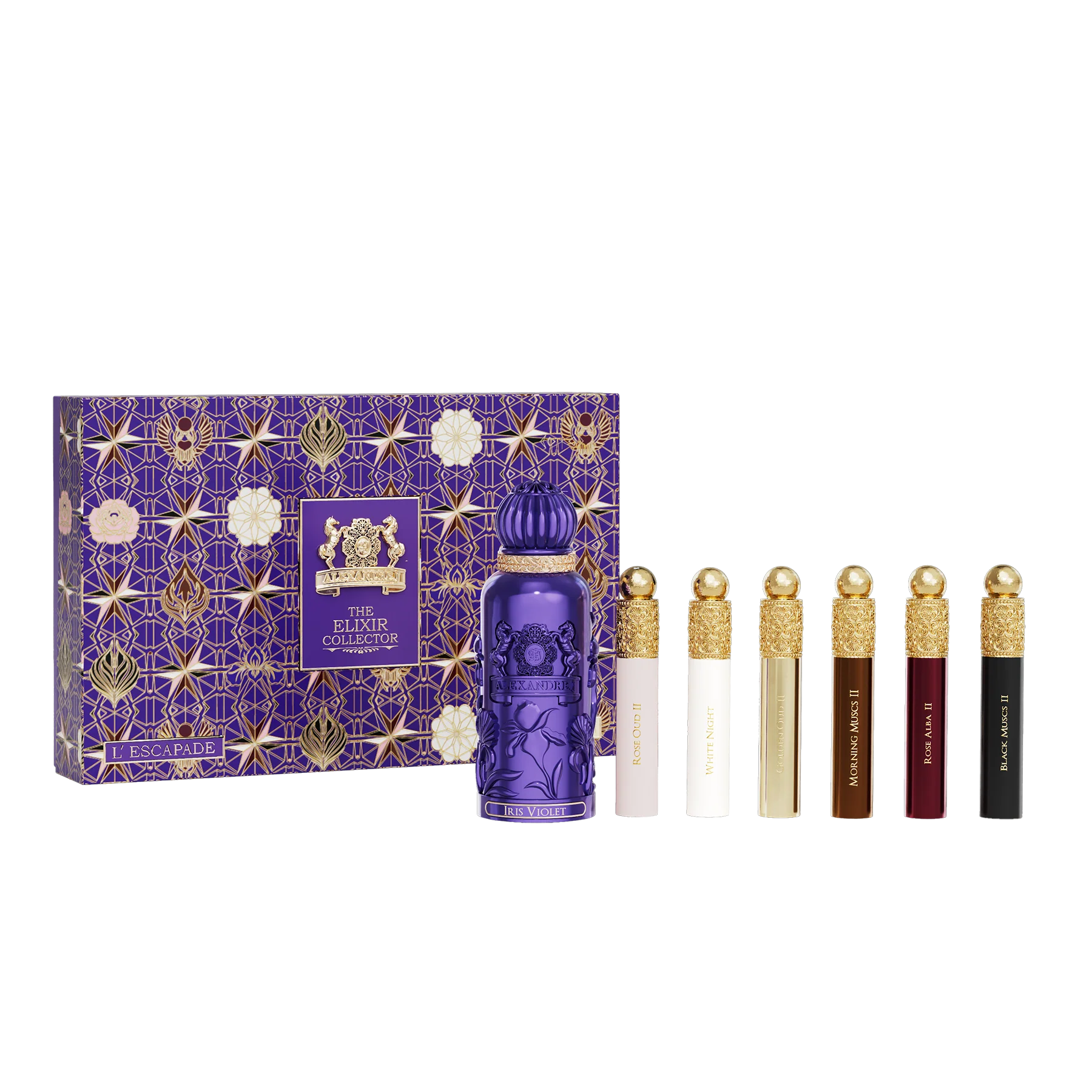 Alexandre.J Elixir Escapade Iris Violet Set-100mlx10ml (6Pcs)