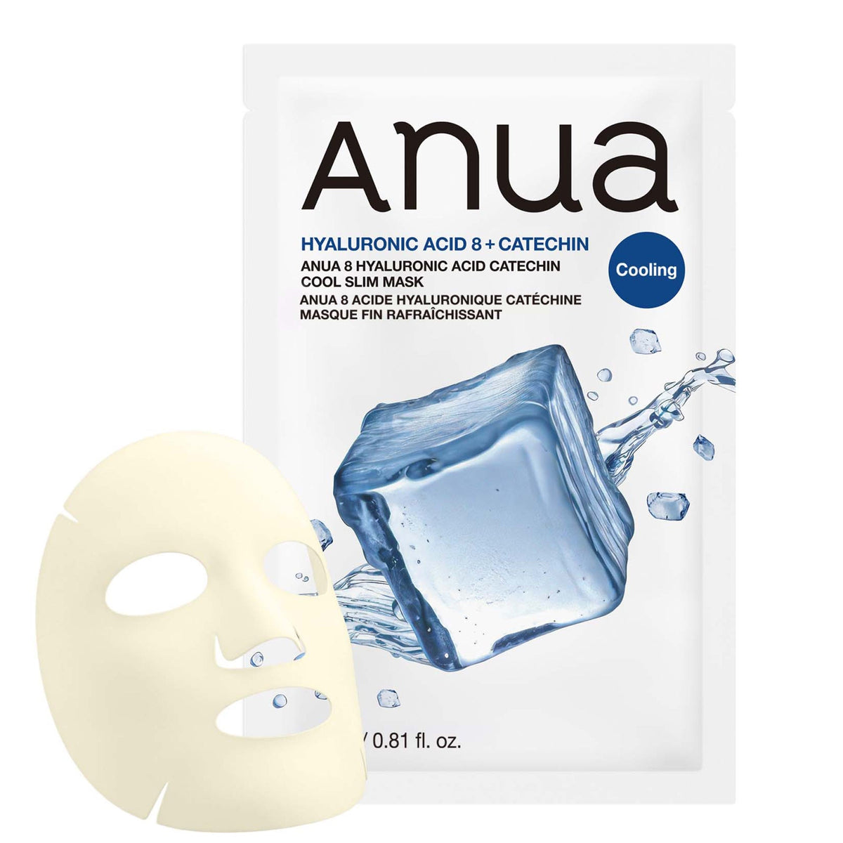 Anua 8 Hyaluronic Acid Catechin Cool Slim Mask 23ml (1Pc)