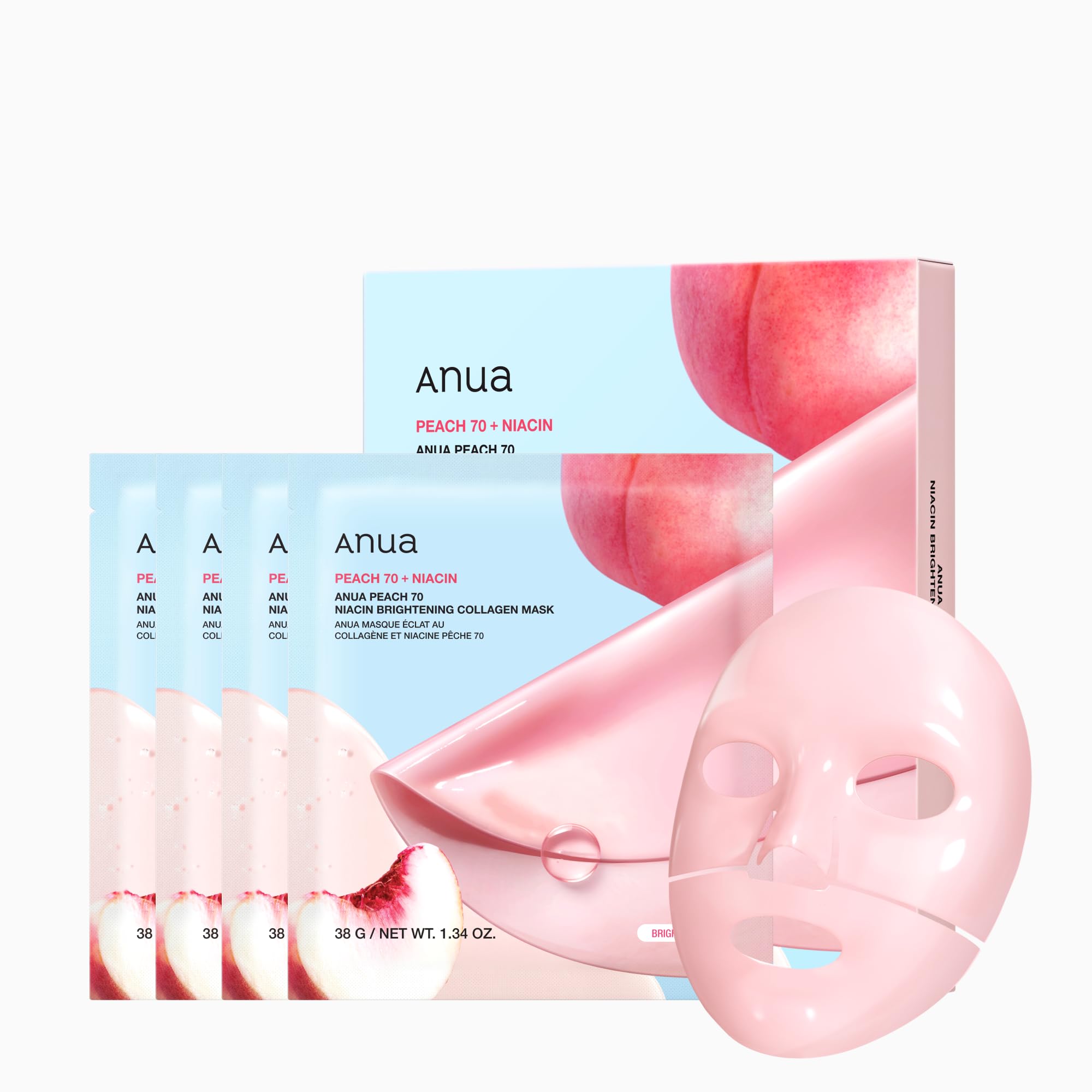 Anua  Peach 70 Niacin Brightening Collagen Mask