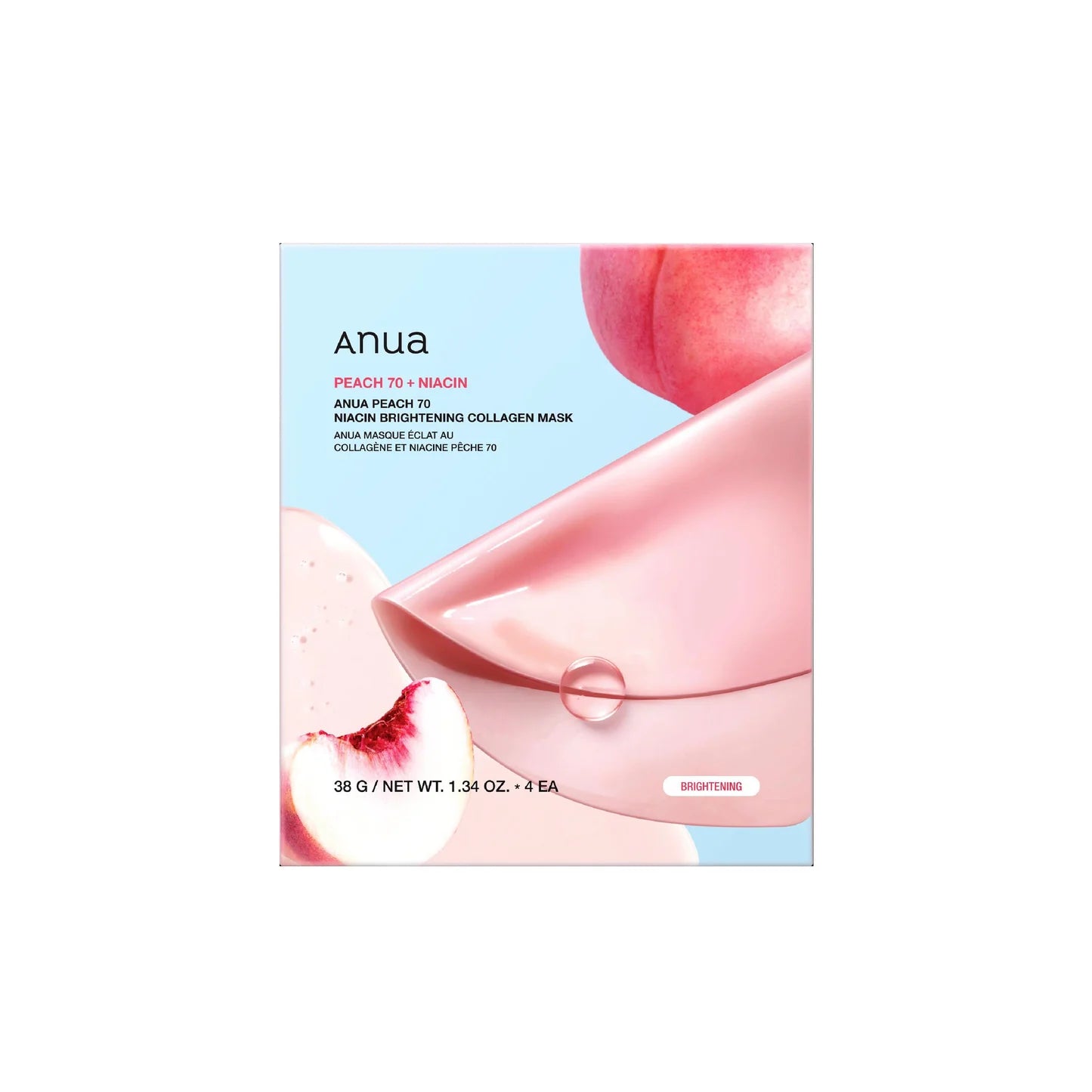 Anua  Peach 70 Niacin Brightening Collagen Mask