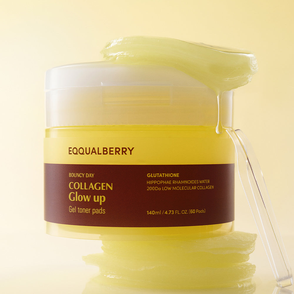 Eqqualberry  Collagen Glow Up Gel Toner 60 Pads