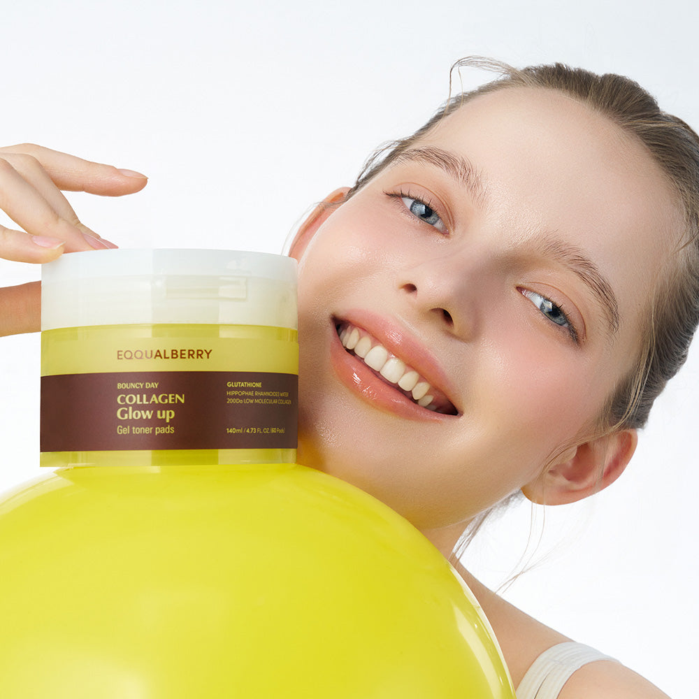 Eqqualberry  Collagen Glow Up Gel Toner 60 Pads