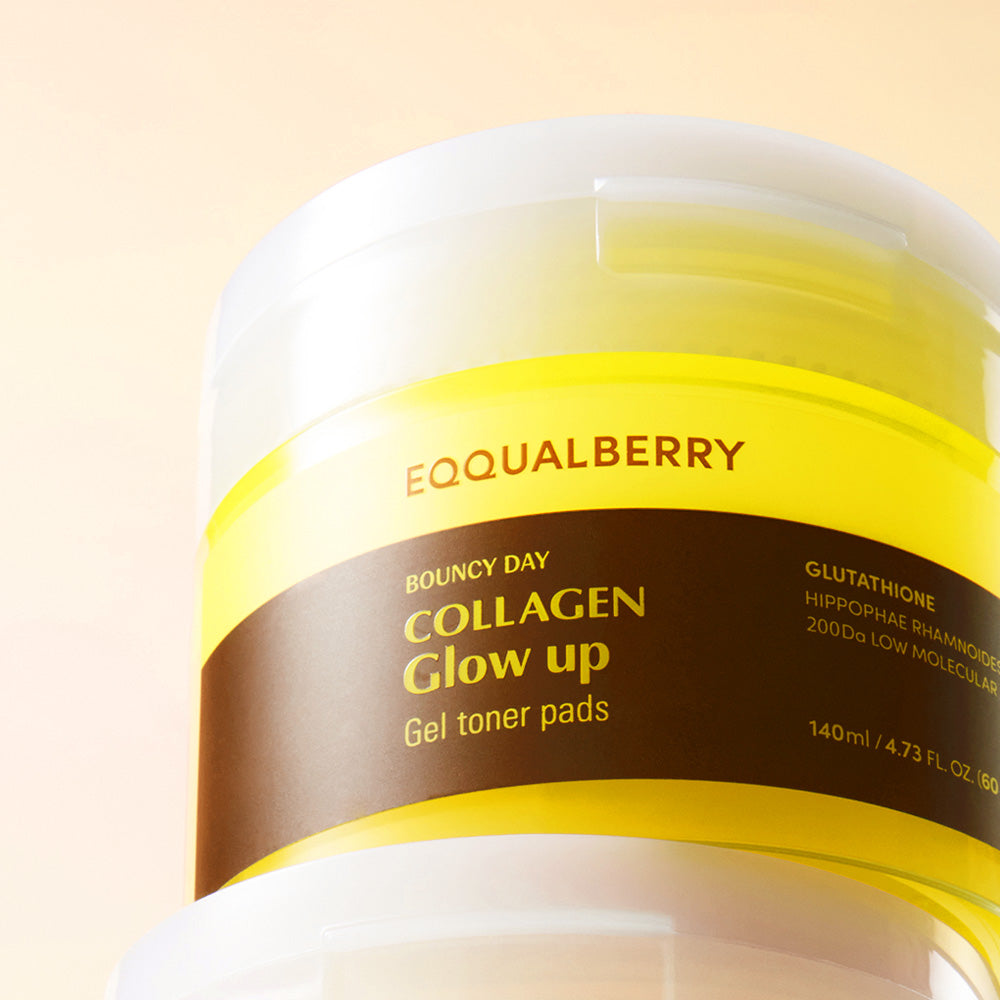 Eqqualberry  Collagen Glow Up Gel Toner 60 Pads
