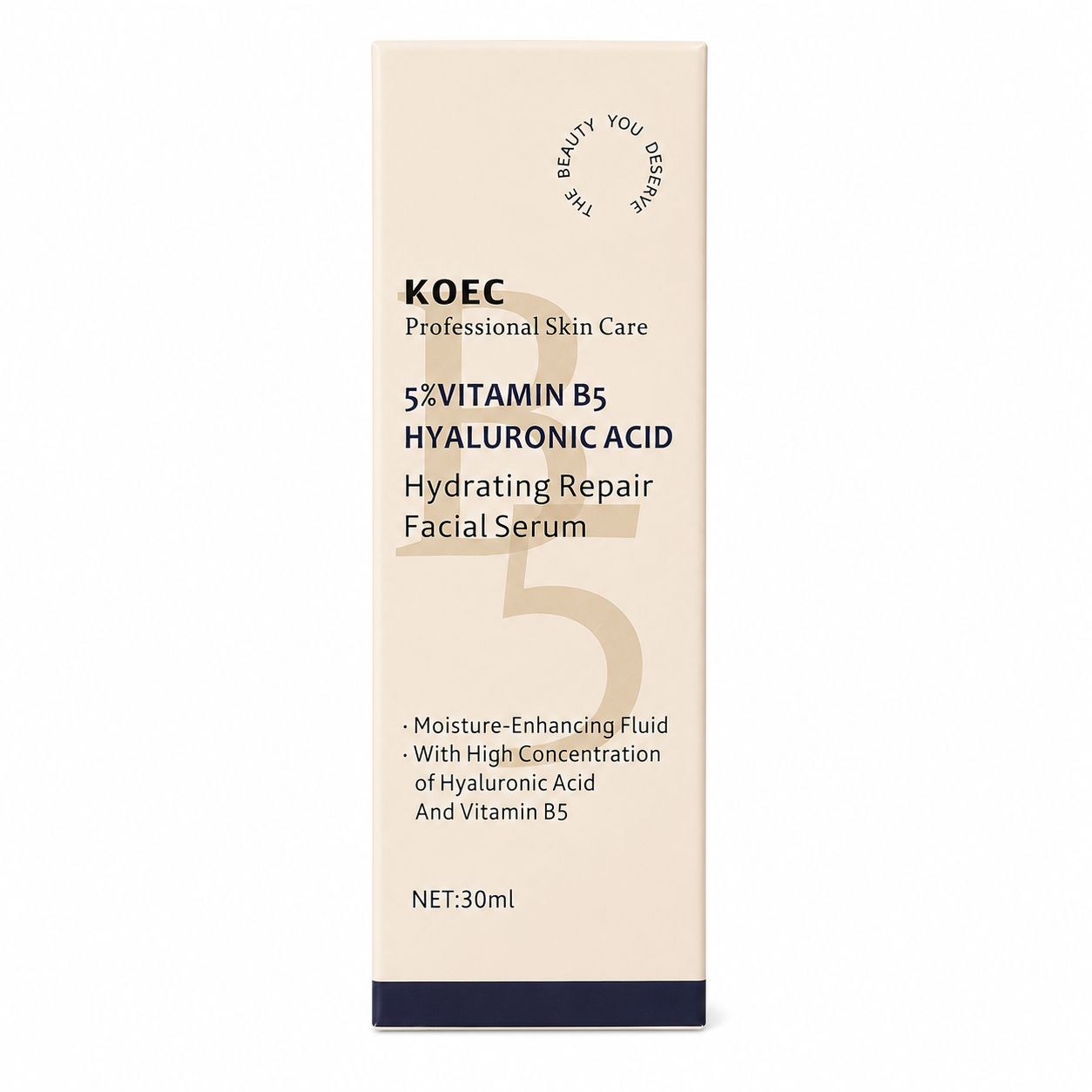 Koec Vitamin B5 Hyaluronic Acid Hydrating Repair Facial Serum