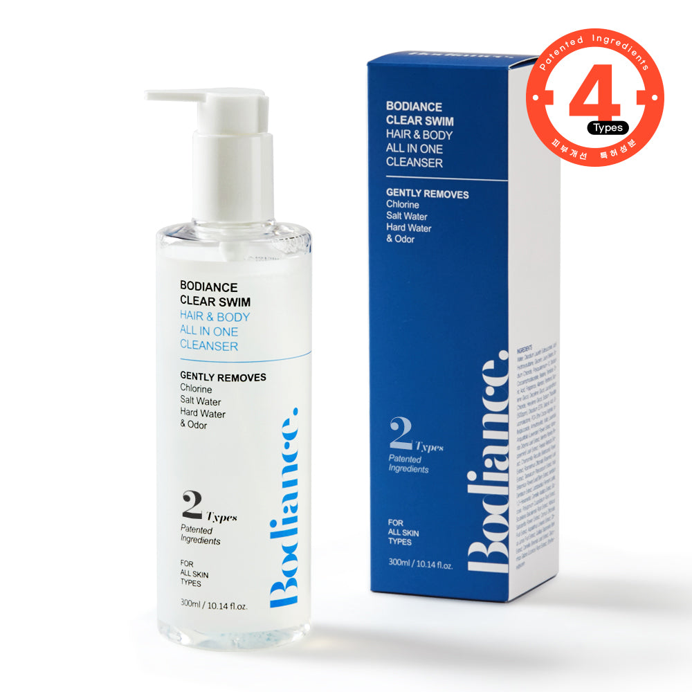 Bodiance Clear Swim Hair & Body All In One Cleanser, 300ml