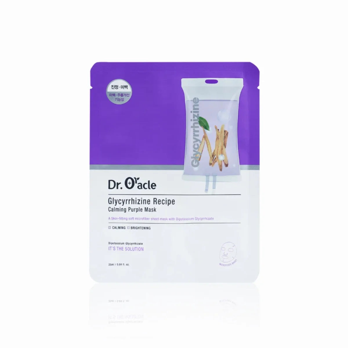 Dr.Oracle Glycyrrhizine Recipe Calming Purple Mask-1Ea