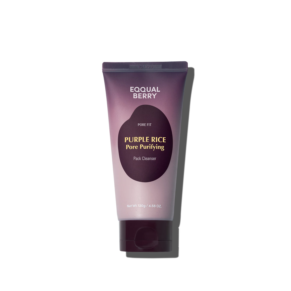EQQUALBERRY Purple Rice Pore Purifying Pack Cleanser 130g