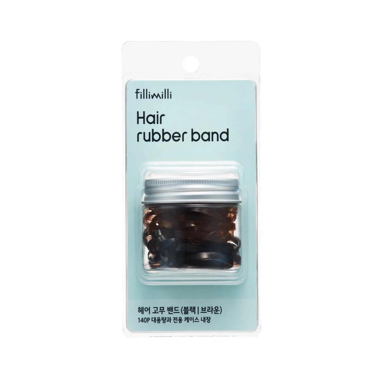 Fillimilli Hair Rubber Band (Black/Brown) 140