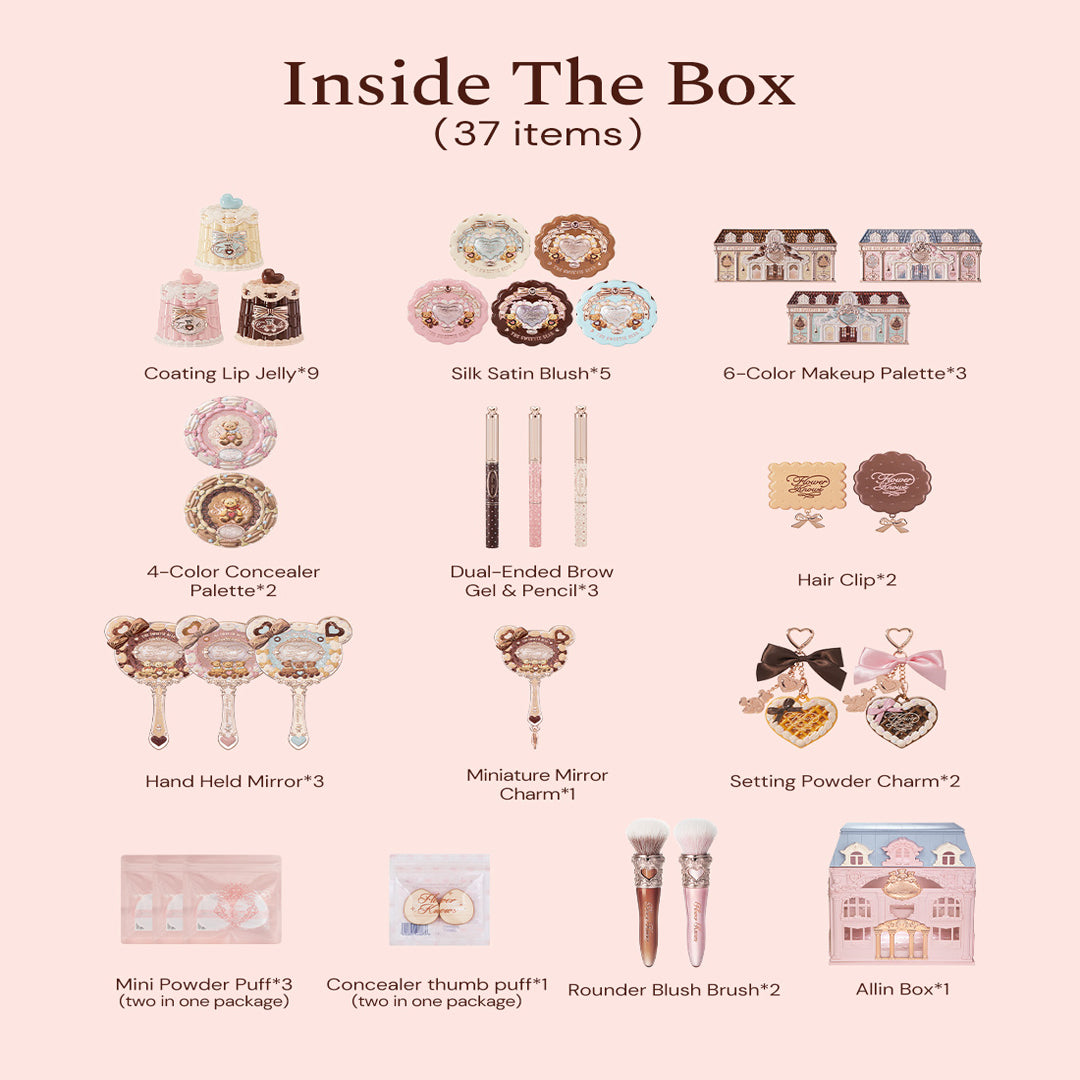 Flower Knows The Sweetie Bear Collection All-In Gift Set (Without Perfume)