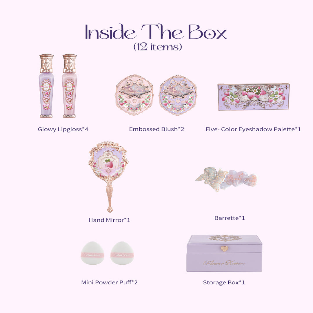 Flower Knows Violet Strawberry Rococo Series All-In Gift Set