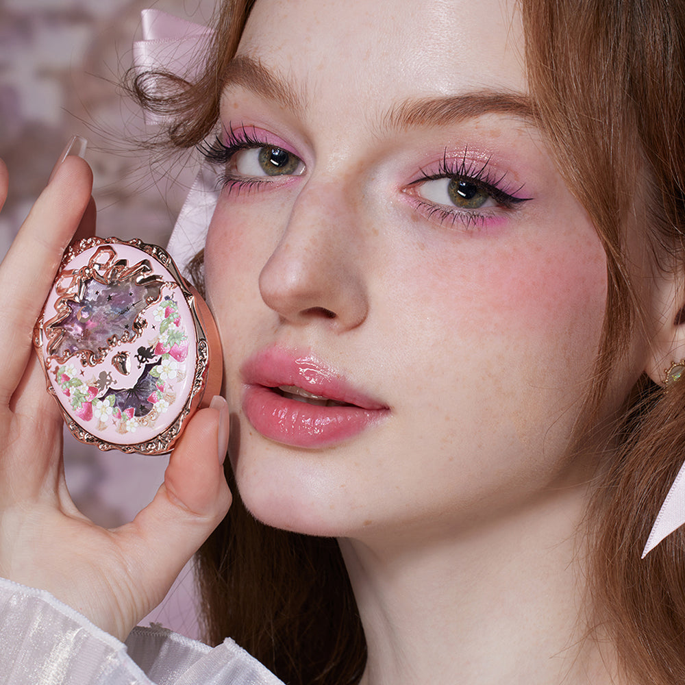 Flower Knows Strawberry Rococo Series Embossed Blush G01 Romantic Blossom