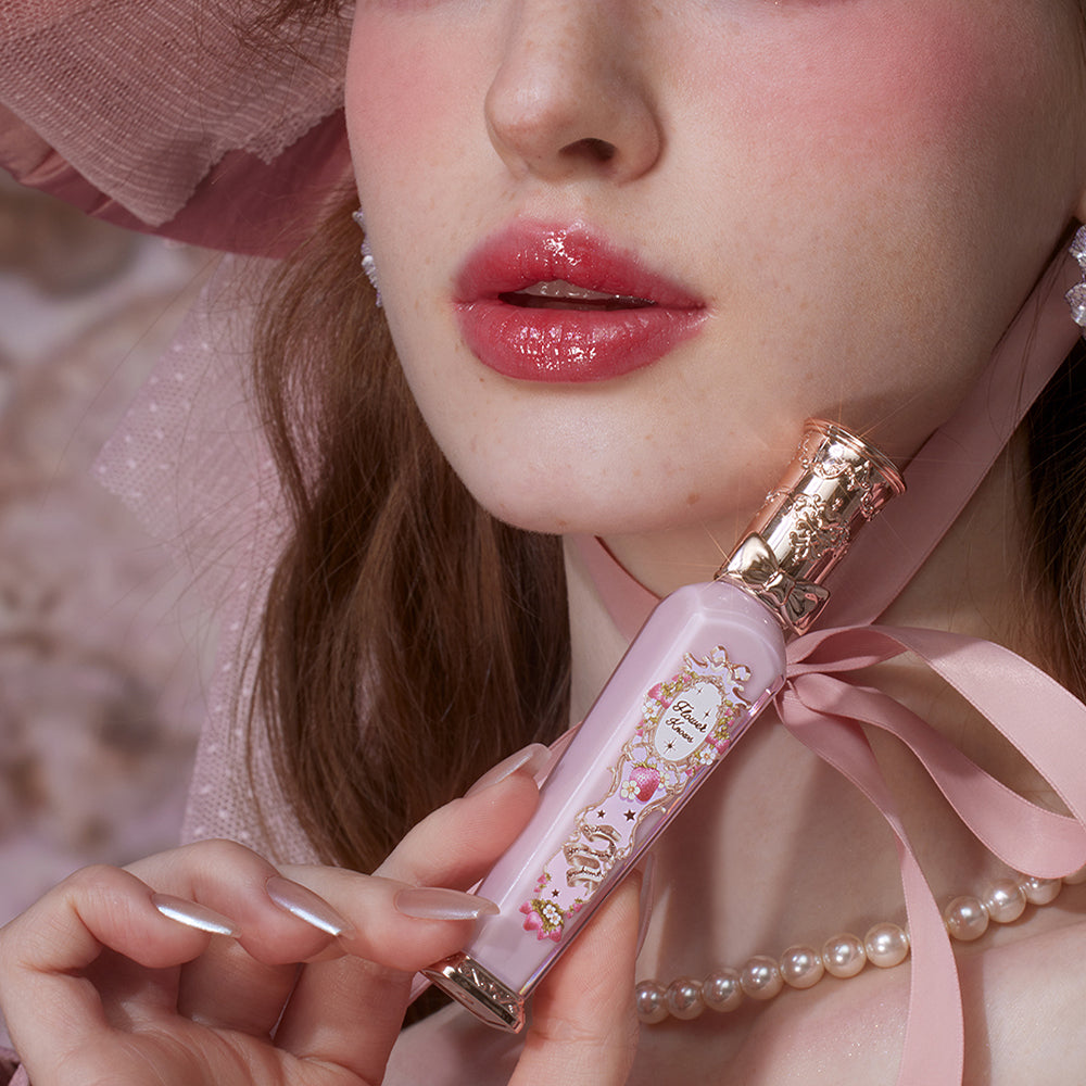 Flower Knows Strawberry Rococo Series Glowy Lipgloss G02 Rasberry Booze