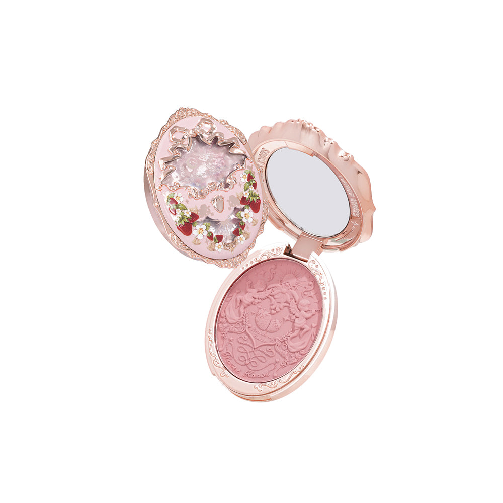Flower Knows Strawberry Rococo Series Embossed Blush 4.6g