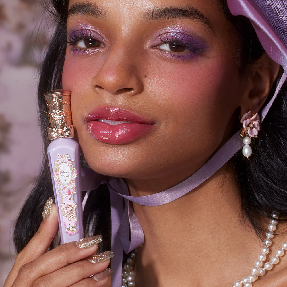 Flower Knows Strawberry Rococo Series Glowy Lipgloss G04 Blackberry Jam