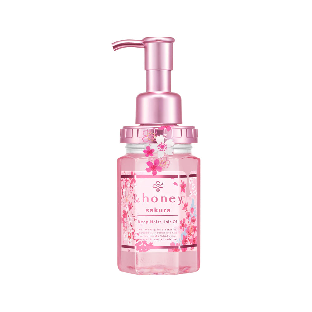 &honey Sakura Deep Moist Hair Oil 2024 - Limited Edition