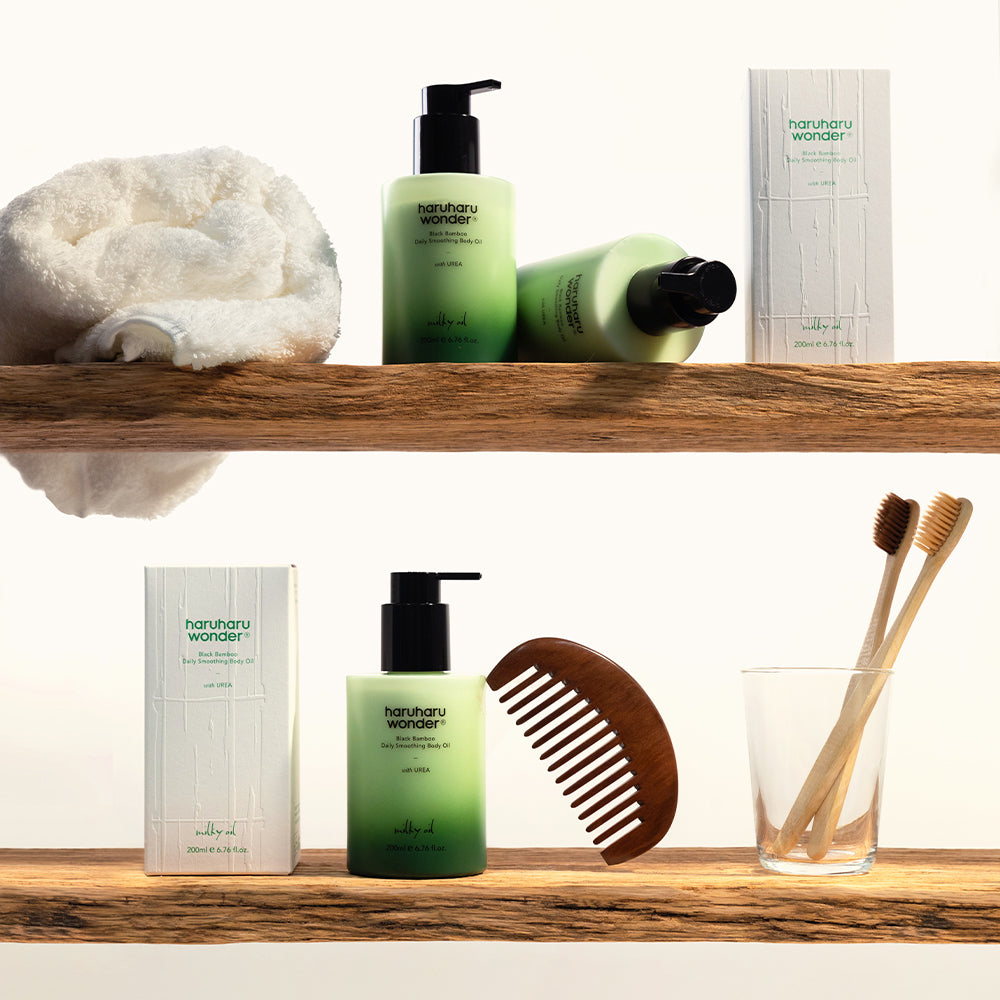 Haruharu wonder Black Bamboo Daily Smoothing Body Oil