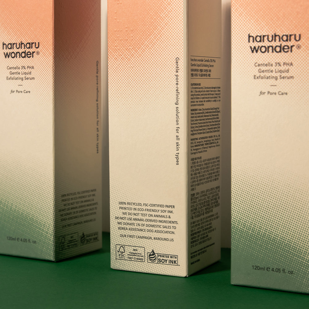 Haruharu wonder Centella 3% PHA Gentle Liquid Exfoliating Serum