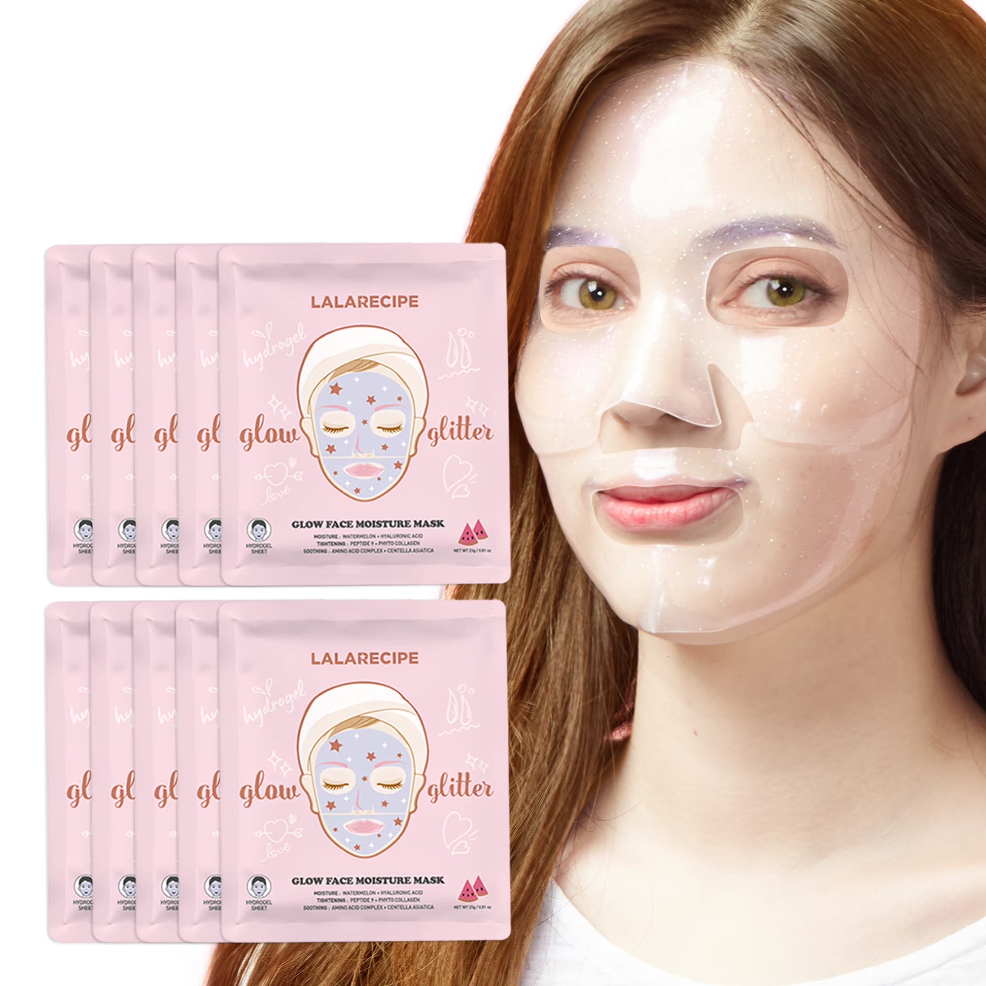 Lalarecipe  Glow Face Moisture Mask 1 ea