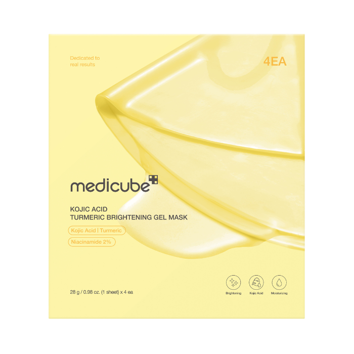 Medicube Kojic Acid Turmeric Brightening Gel Mask (4Ea)
