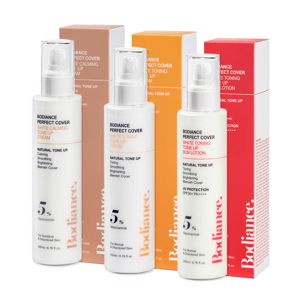 Bodiance Perfect Cover White Toning Tone Up Sun Lotion, 200ml