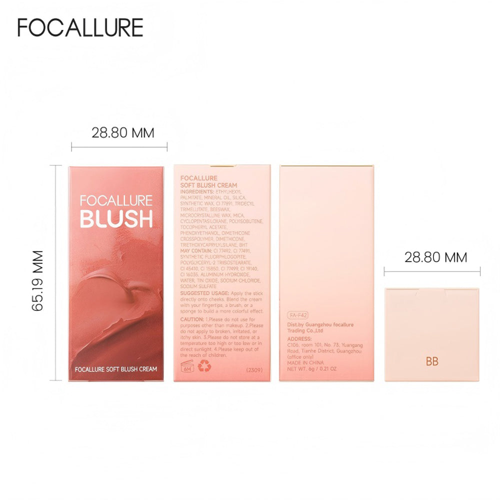 Focallure  FA-F42 Soft Blush Cream-PP02 - PP02