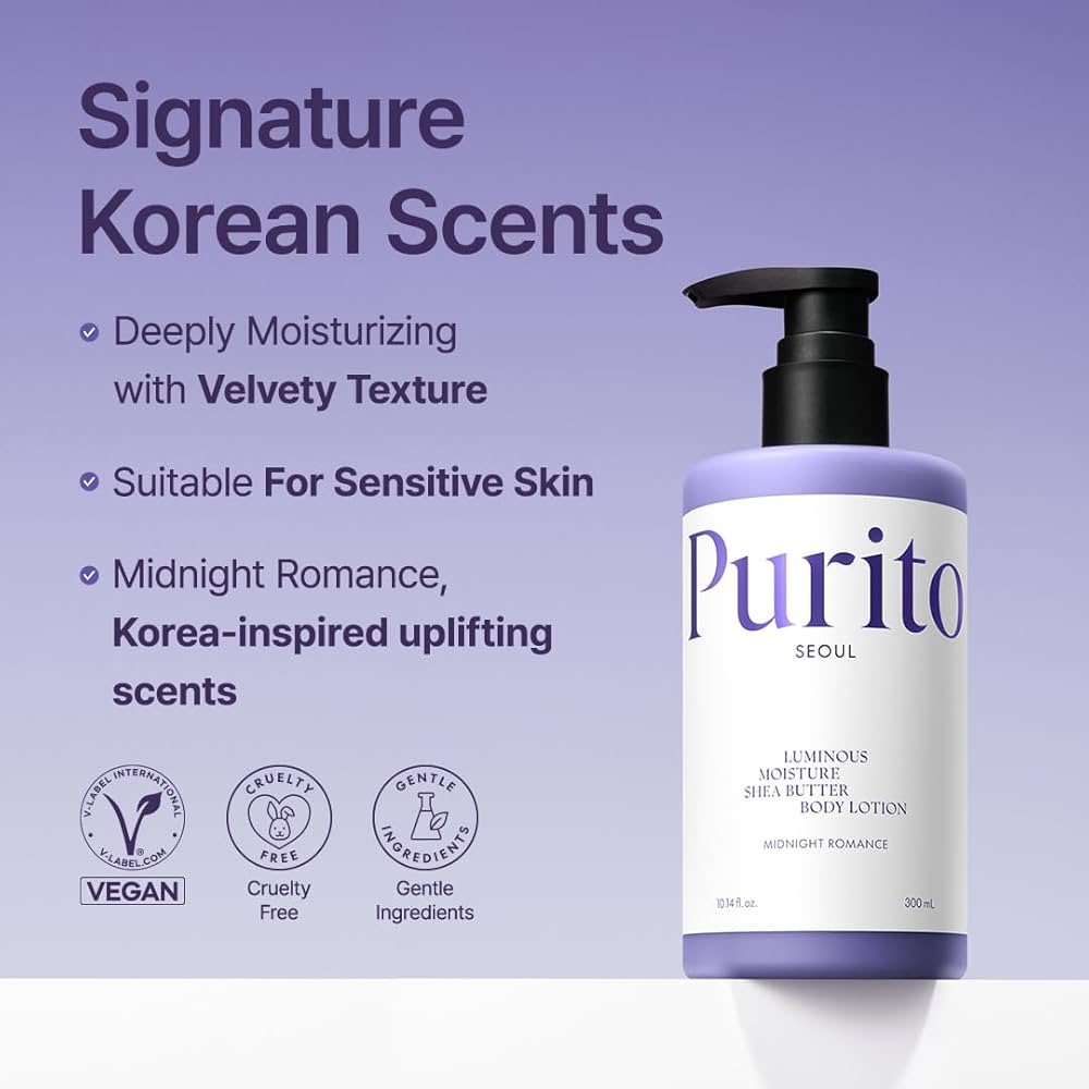 Purito Luminous Moisture Shea Butter Body Lotion Midnight Romance