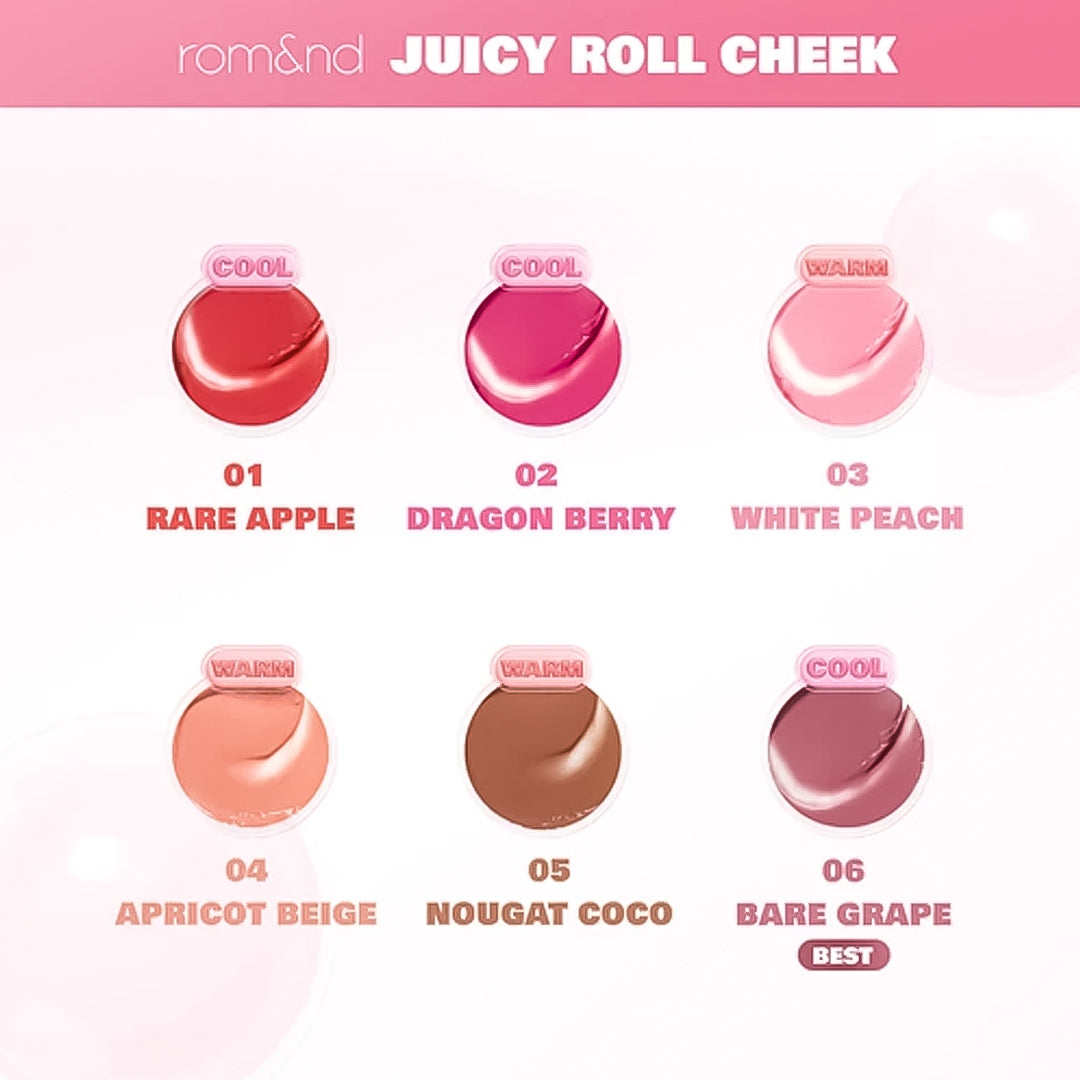 Rom&Nd Juicy Roll Cheek