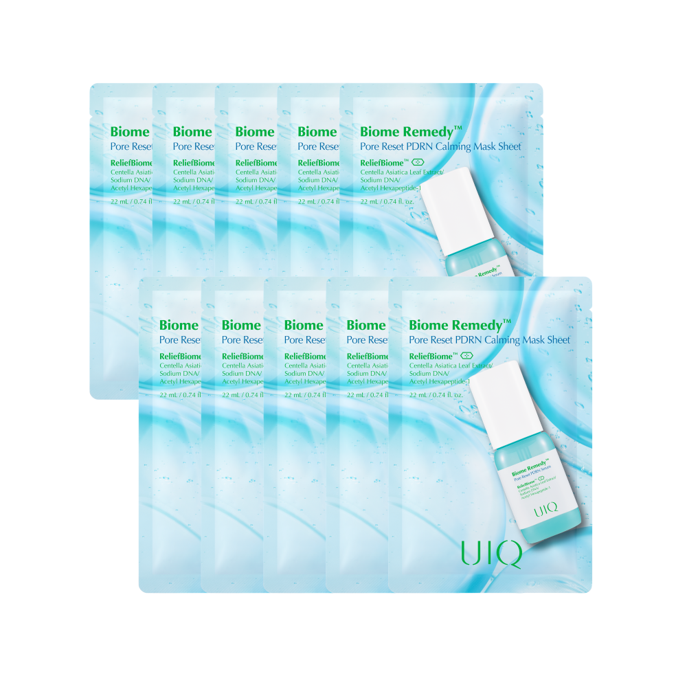 Uiq Biome Remedy™ Pore Reset Pdrn Calming Mask Sheet 5Ea 1Pack