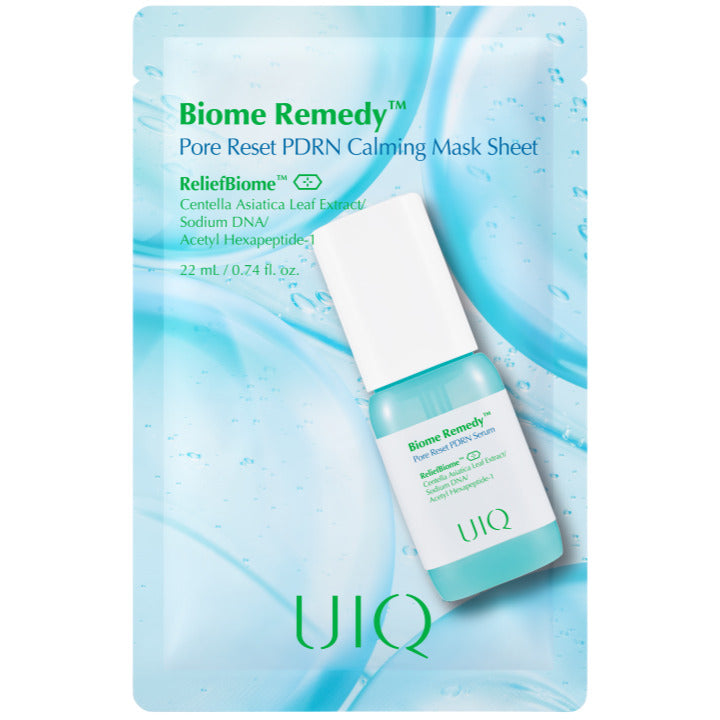Uiq Biome Remedy™ Pore Reset Pdrn Calming Mask Sheet 5Ea 1Pack