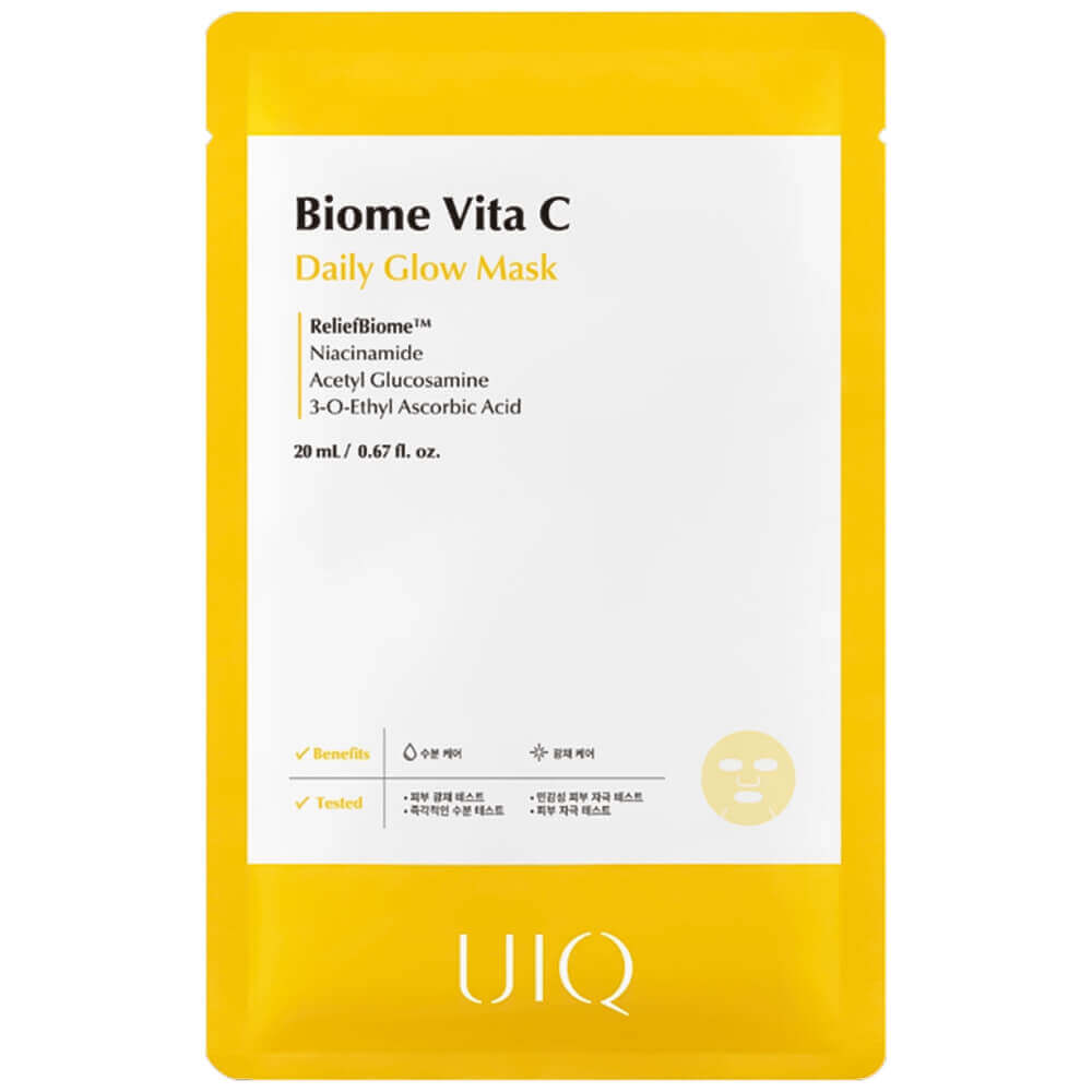 Uiq Biome Vita C Daily Glow Mask (5P)