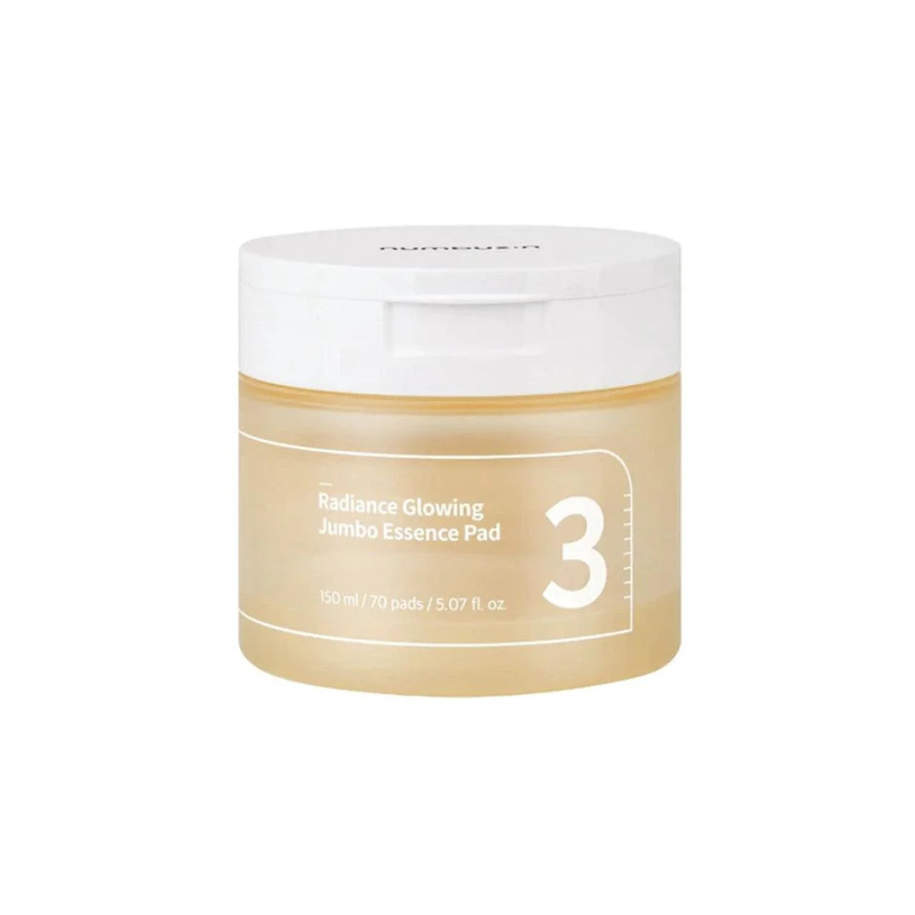numbuzin No.3 Radiance Glowing Jumbo Essence Pad 150ml / 70 Pads