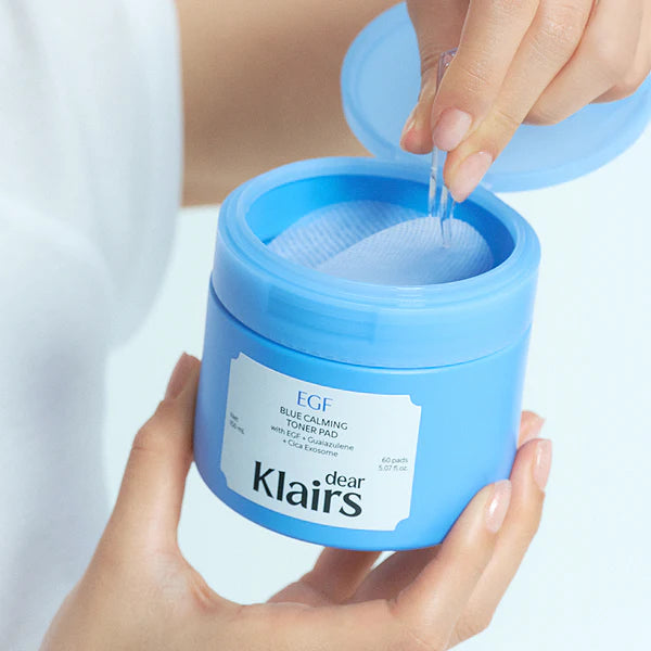 Dear Klairs Egf Blue Calming Toner Pad 150 ml 60 Pads