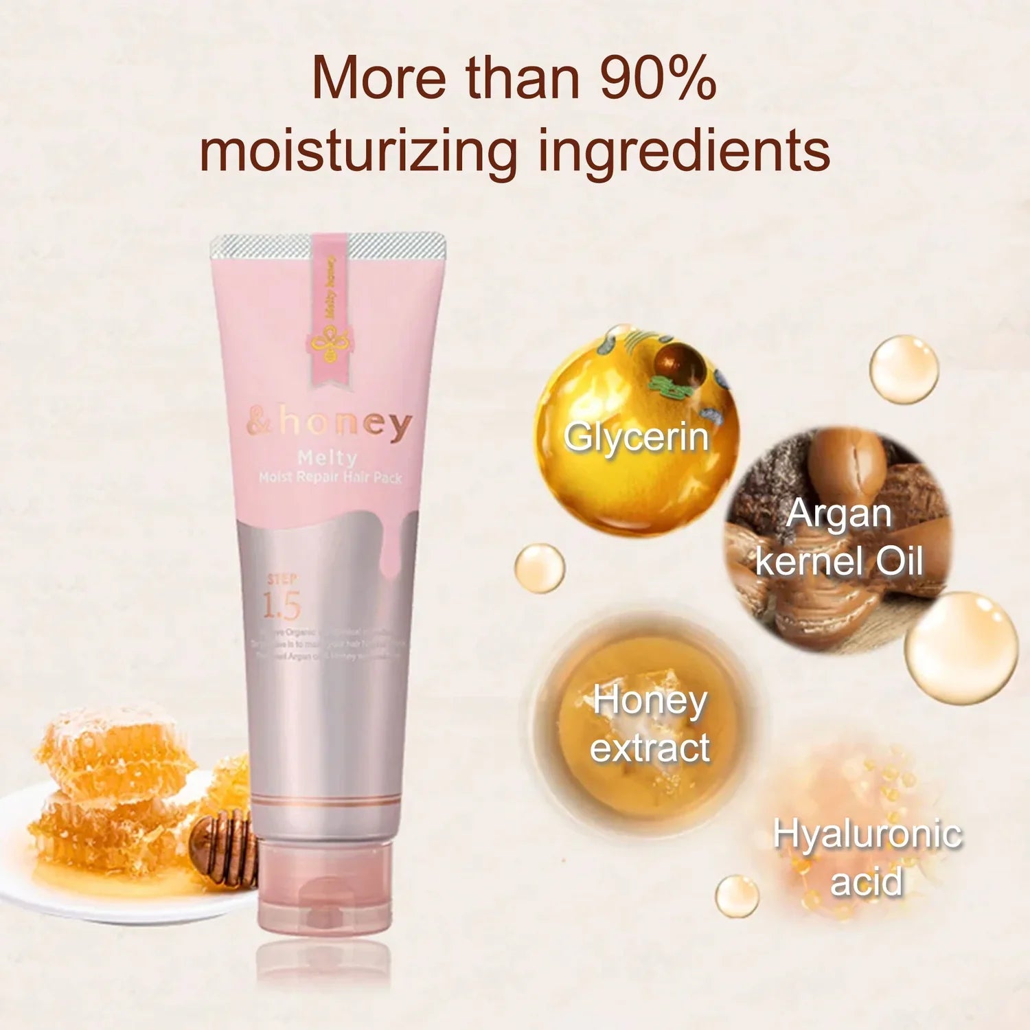 &honey Melty Moist Repair Hair Pack 1.5 - 130g