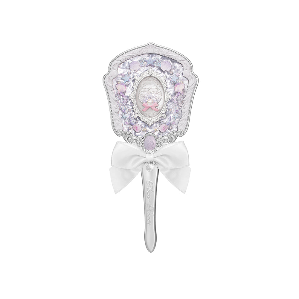 Flower Knows Shell'S Jewel Collection Hand Held Mirror Pearly White