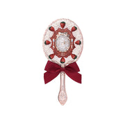 Flower Knows Strawberry Cupid Collection Hand Mirror Red Velvet