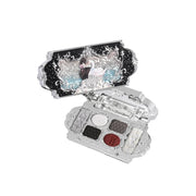 Flower Knows Swan Ballet Series Six-Color Makeup Palette 02 Black Swan