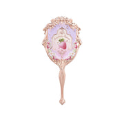 Flower Knows Strawberry Rococo Series Hand Mirror Wisteria Purple