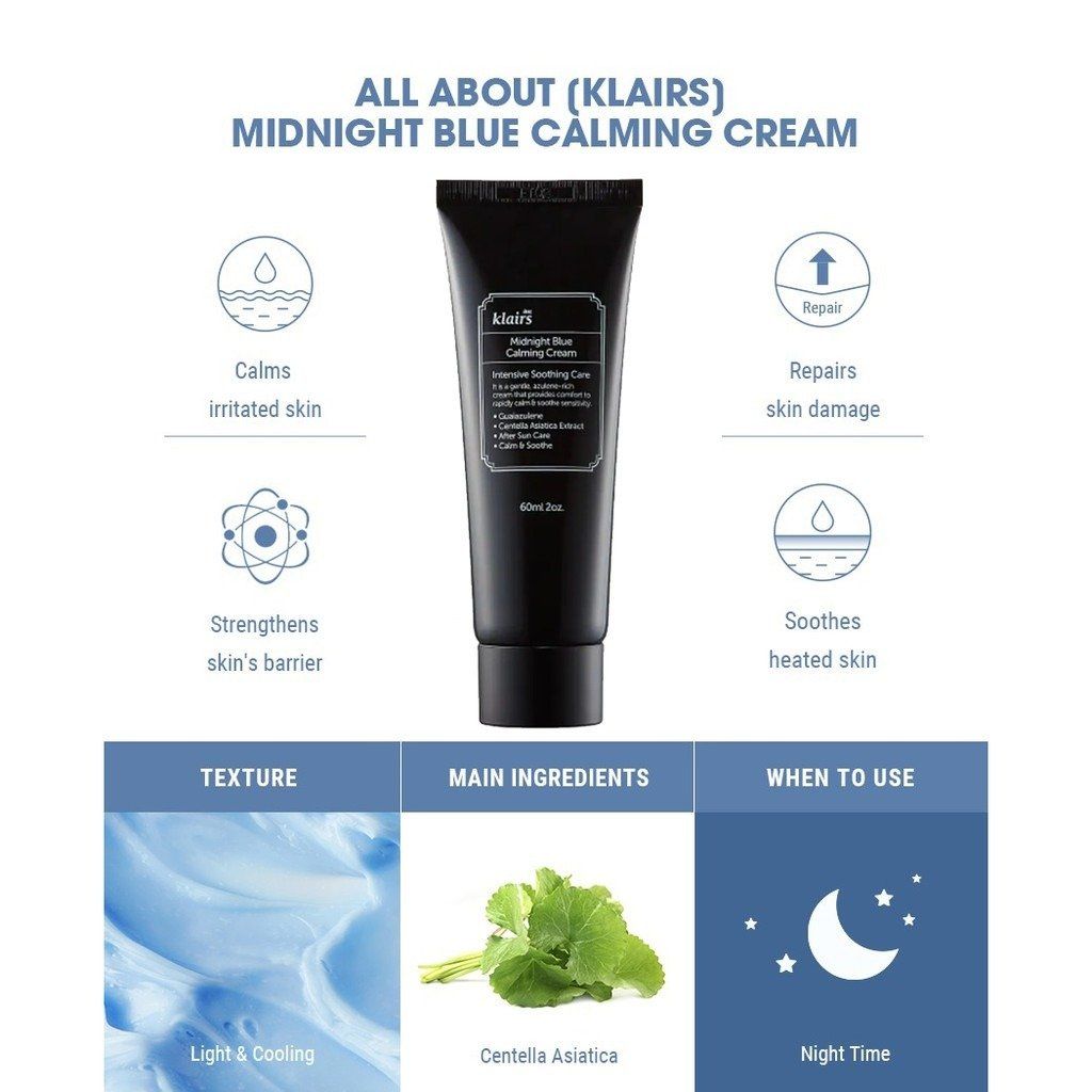 Dear Klairs Midnight Blue Calming Cream 60 g