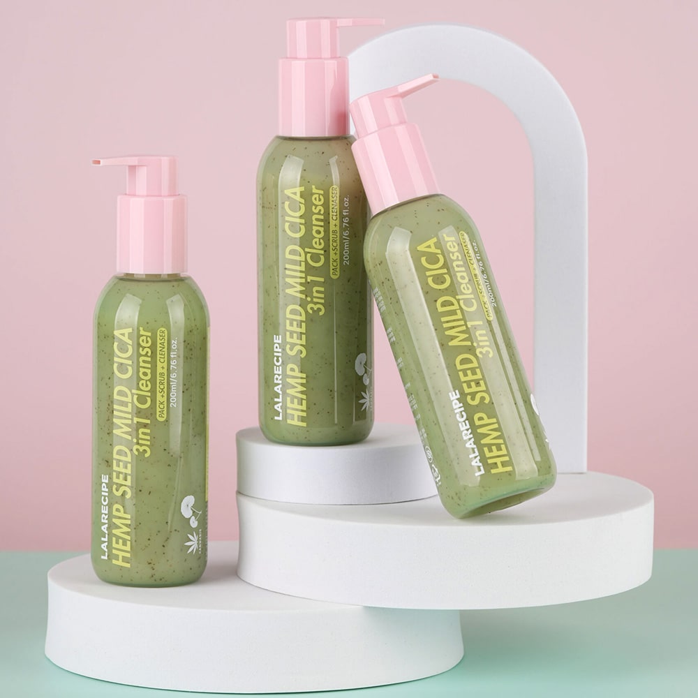 Lalarecipe Hemp Seed Mild Cica 3 in1 Cleanser