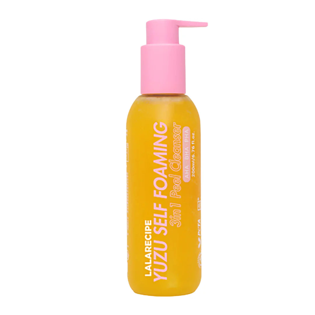 Lalarecipe Yuzu Self Foaming 3 in 1 Cleanser