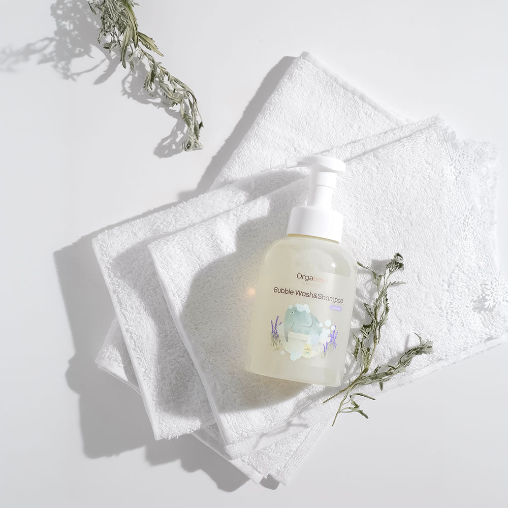 Orgabebe Bubble Wash&Shampoo(Lavender) 500ml