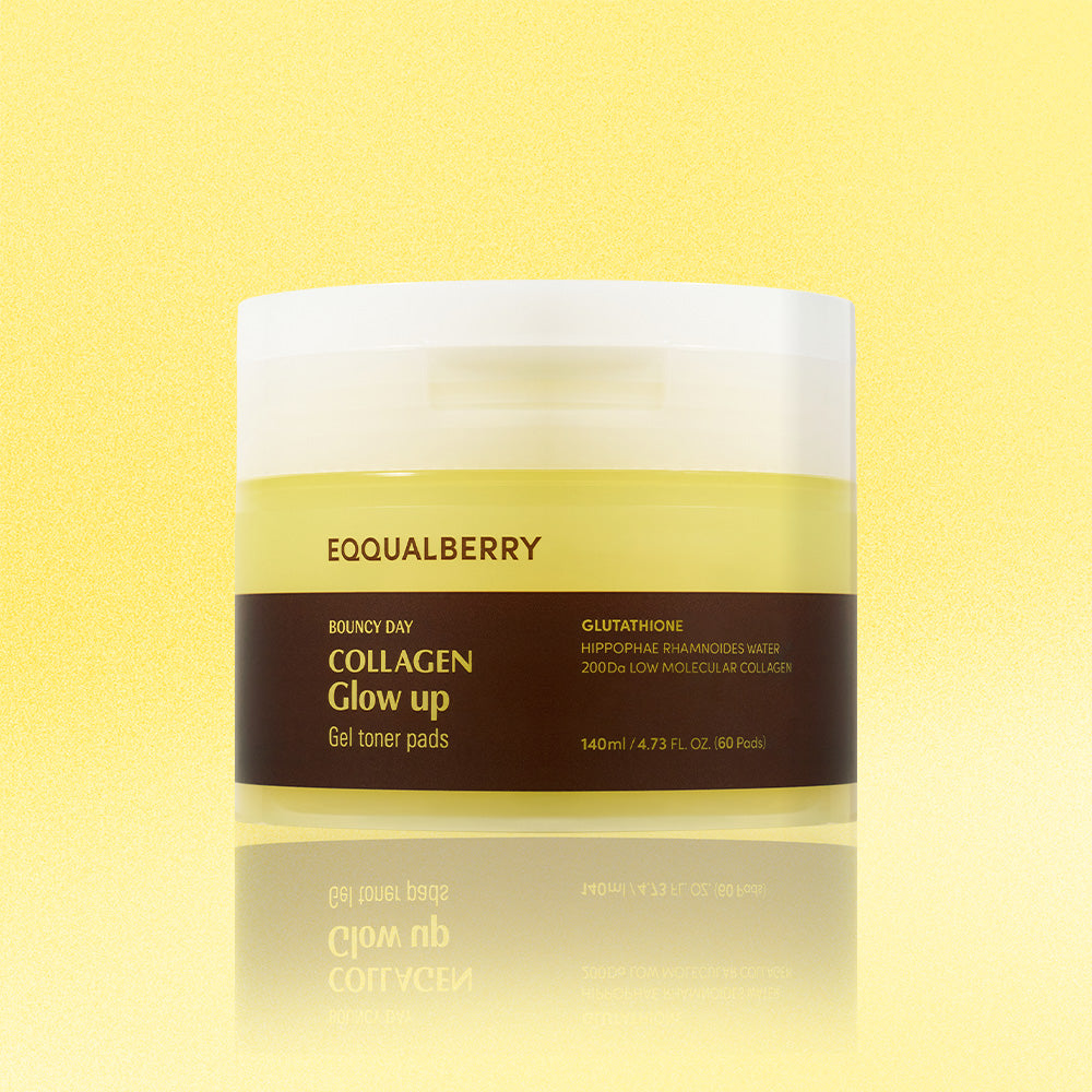 Eqqualberry  Collagen Glow Up Gel Toner 60 Pads