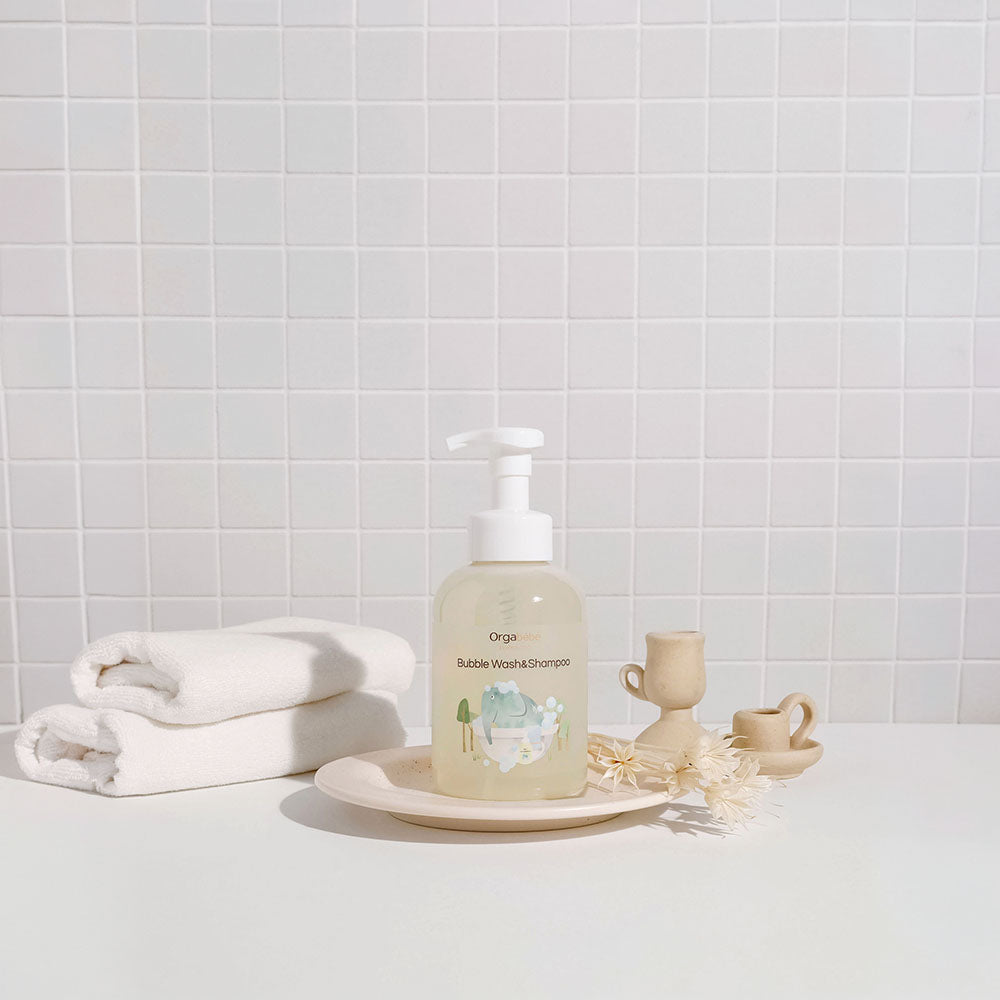 Orgabebe Bubble Wash&Shampoo(Spearmint) 500ml