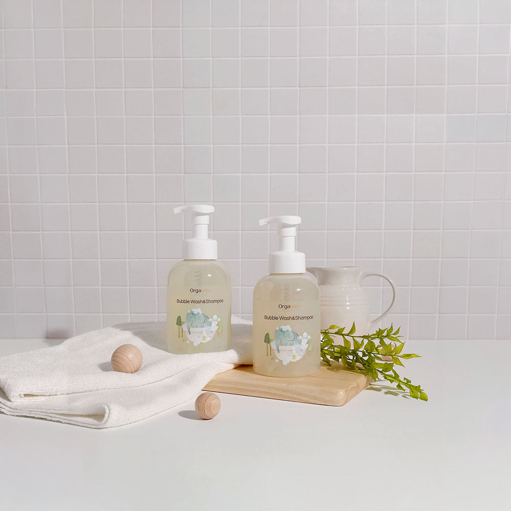 Orgabebe Bubble Wash&Shampoo(Spearmint) 500ml