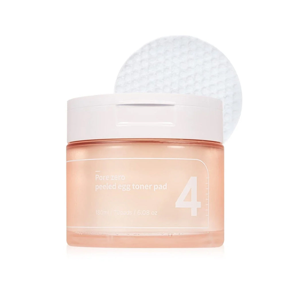 numbuzin No.4 Pore Zero Peeled Egg Toner Pad 190ml / 70 Pads