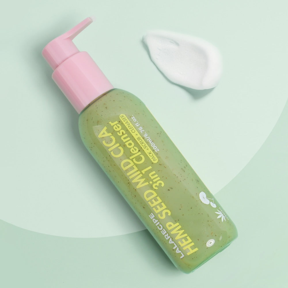 Lalarecipe Hemp Seed Mild Cica 3 in1 Cleanser