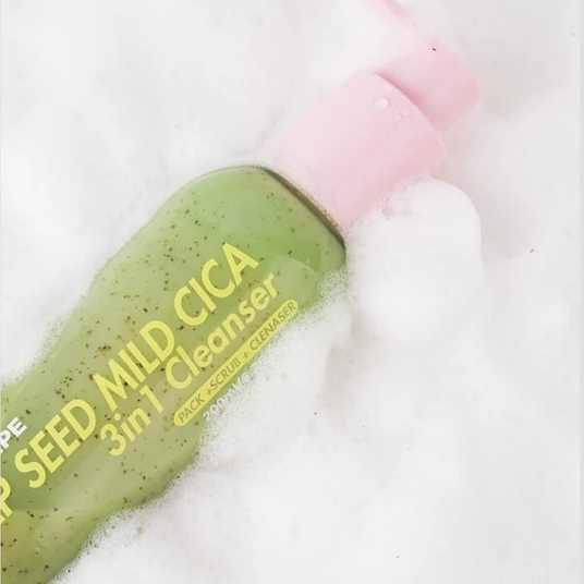 Lalarecipe Hemp Seed Mild Cica 3 in1 Cleanser