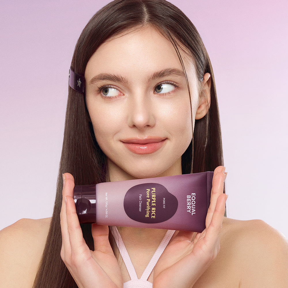 Eqqualberry  Purple Rice Pore Purifying Pack Cleanser 130g
