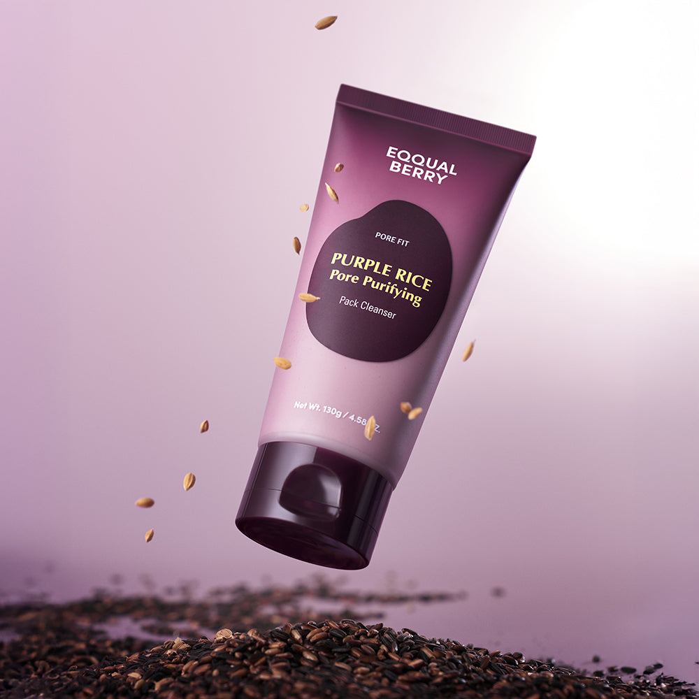 Eqqualberry  Purple Rice Pore Purifying Pack Cleanser 130g